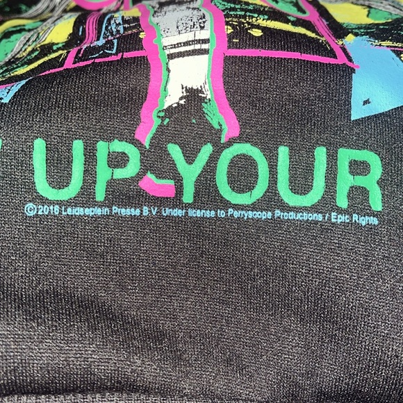 Women’s small AC/DC sweatshirt with very good vinyl print from 2016 - Picture 7 of 11